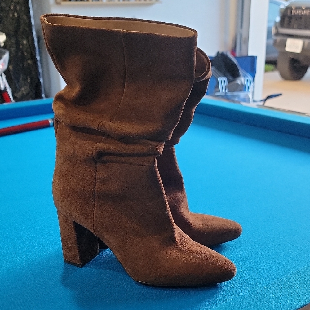 Banana Republic Chocolate Heeled Boots